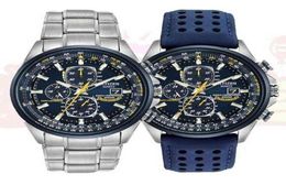 Luxury Wateproof Quartz Watches Business Casual Steel Band Watch Men039s Blue Angels World Chronograph WristWatch 2112318434677