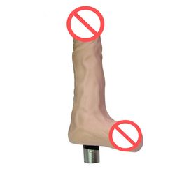 Sex Machine Dildo Attachment Ultrasoft Realistic Penis Sex Machine Gun Accessories Sex Toys for Lady Women2814251