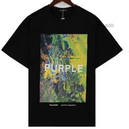 Purple t Shirt Men Women Luxury Shirt Designer Short Sleeve Fashionable Pure Cotton Shirts High Quality with Label Size S-xl XXRX