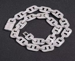 Custom Hip Hop Fine Jewellery Necklace Bracelet Iced Out Diamond Cuban Link Chain5731630