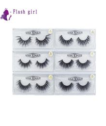 W series 19 models 5D Mink Eyelashes 1 pair natural false eyelashes Full Strip Eye Lashes Thick false Eyelashes2609714