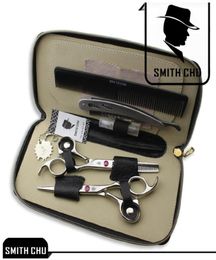 60Inch Smith Chu Professional Hair Cutting Thinning Scissors JP440C Barber Shears 62HRC Hairdressing Set with Hairdressing Bag4551364