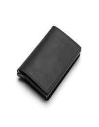 Smart Wallet 2021 Genuine Leather Theft Holder Box Slim Clutch PopUp For business Men20085792040
