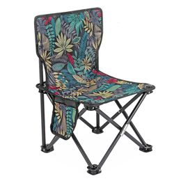 Travel Ultralight Folding Chair Strong Loadbearing Outdoor Camping Portable Beach Hiking Picnic Seat Fishing Tool 240522
