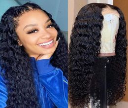 Deep Wave Human Hair Wigs 4x4 5x5 13x4 Lace Wig For Black Women Pre Plucked7411824
