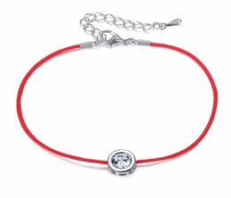 9 Farben Rotes Seilarmband Runde 6mm Kubikzirkon Charme Freundschaftsbänder Armbänder für Frauen Hochzeitsfeier Schmuck Geschenk7896543