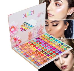 99 Colours Eyeshadow Palette Holographic Fluorescent Shiny Matte Glitter Pigment Eye Shadow Pallete Eyes Makeup6081565