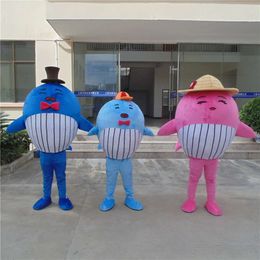 Ocean Whale Mascot Animal Costume Fancy Dress Christmas for Halloween Party Event Mascot Costumes