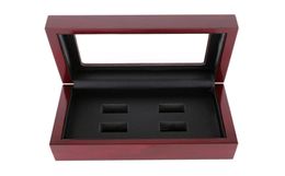 strongly recommend wooden display box ring collectors display case 4 slot5414095