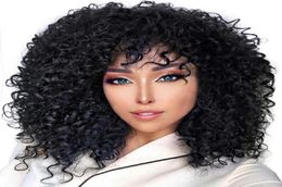 Curly Short Lace Front Human Hair Wigs With Baby Hair Brazilian Remy Hair Wigs Pre Plucked Natural Hairline 816quot4148968