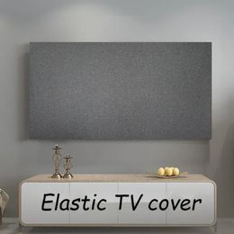 55 Inch 65 Inch Stretch TV Cover Dust Cover Cloth Cover Cloth LCD Wall Hanging Light Luxury Simple Cover Towel 240601