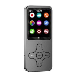 Mini MP3 MP4 Player 18 inch LCD Screen Bluetooth Speaker HiFi Music Player Portable Walkman with FM Radio Recording Pen E-book Hfijw