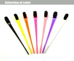Beauty Double Sided Edge Control Hair Comb Hair Styling tool Hair Brush toothbrush Style eyebrow brush ship4216668