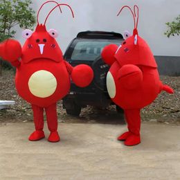 Red Lobster Mascot Custom Fancy Cartoon Cospaly Kits Mascotte Carnival Costume Mascot Costumes