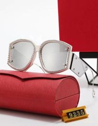 Sunglasses For Women Men Summer 9235 Cat Eye Style AntiUltraviolet Retro Plate Full Frame Fashion Eyeglasses Random Box7863124