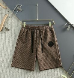 Designer marchio francese pantaloncini maschili 100% cotone lussuoso uomo corto sport estivo designer maschi pantaloni pantaloni casual gamba di alta qualità stampa la lettera A06