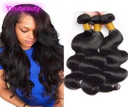 Indian Virgin Hair Extensions 3 Bundles Natural Colour Body Wave Human Hair Wefts 3 Pieces One Set 830 Inch6986813