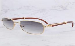 Vintage Sunglasses Mens Designer Red Wood Square Sun Glasses Stylish Retro Clear Eyeglasses Fill Prescription1464433