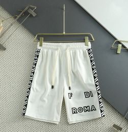 Projektantka francuska marki mens krótkie 100% bawełniane luksusowe męskie sportowe letnie designerskie spodnie męskie spodnie wysokiej jakości szerokie legalne spodnie liter druk A30