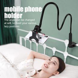 Stands Universal Mobile Phone Holder Flexible Lazy Holder Adjustable Cell Phone Clip Home Bed Desktop Mount Bracket Smartphone Stand