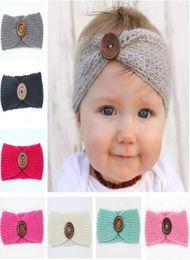 New Fashion Baby Girl Knit Crochet Turban Headband Warm Headbands Hair accessories For Newborns Hairband Kids Child Headwear9041064