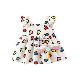 Girl's Dresses 1 2 year old baby girl summer clothes birthday love dresses for toddler girls clothing newborn outfits cute come dress H240601