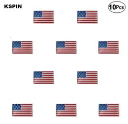 US Flag Lapel Pin Flag badge Brooch Pins Badges 10Pcs a Lot07618403