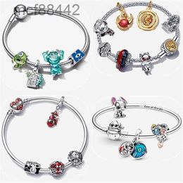 925 Sterling Silver Charm Designer Bracelets for Women Luxury Jewelry Diy Fit Pandoras Disnes Spider Bracelet Set Christmas Party Holiday Gift with Box Wholes