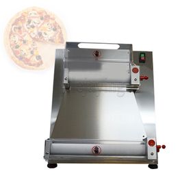 Commercial Electric Pizza Dough Roller Machine 15 Inch Semi-Automatic Pizza Sheeter Roller Form Base Making Press Machine