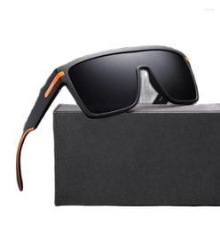 Sunglasses P0110 Personality One Piece Large Frame Glasses Men Trend Driving Polarized7353603