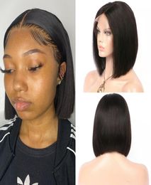 Brazilian Straight Bob Wigs with Baby Hair 150 13x4 Short Human Hair Lace Front Wig For Black Women1222602