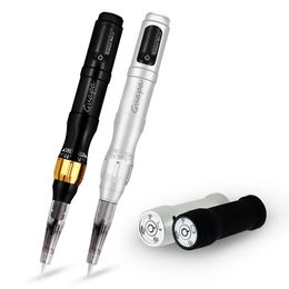 Quiet Eyebrow Permanent Makeup Machine Rotary Tattoo Pen Wireless PMU Pen Use Easy to Load Cartridge for Microblading Brows 240601