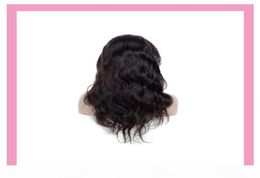 Indian Virgin Human Hair Lace Front Wig Body Wave Natural Colour 824inch Lace Front Wigs Hair Products Whole7904655