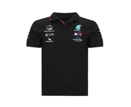 Mercedes Team Mens Lewis Hamilton t Shirts Tee Black Petronas One Polo Pit Grand Prix Sportswear Motorcycle Bicycle Fast Dry Riding Clothes R9z63070239