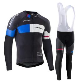 Cycling Jersey Sets Orbea Team Long Sleeves Bib Pants Set Newest Men High Quality Bicycle Sports U1227126316186 Drop Delivery Outdoors Ot23G