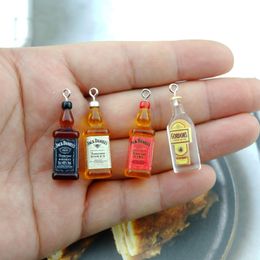10pcs Resin Drink Charms for Earring Key Chain Necklace Pendant Jewelry Findings Making 2478