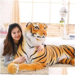 Stuffed & Plush Animals 170Cm Large Simation Soft Animal Doll Tiger P Toy Kids Gift Drop Delivery Toys Gifts Dhp4Z
