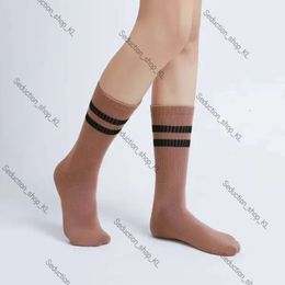 2 Pairs Stockings Alyoga Socks Non-Slip Cotton Comfort Women's Mid-Tube Piles Plus Thick Terry Pilates Designer Sock Breathe Yoga Socks Al Long Sock 0dd