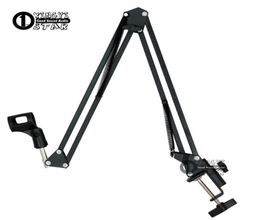 Broadcast Studio Microphone Stand Desktop Mic Holder Clamp Boom Shock Mount Windscreen Suporte For Compuer Laptop Record Video Mixer o7847667