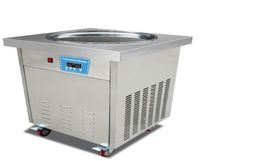 USA WH delivery smart Thai commercial fried ice cream machine 20 inches pan fried ice cream roll machine WITH REFRIGERANT 110v2201110413