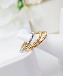 S925 silver punk band ring in three Colour plated for women wedding Jewellery gift have velet bag PS45184044339