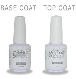 130pcslot High quality Soak off color led uv gel nail gel glue nail art primer foundation base coattop coat2553236