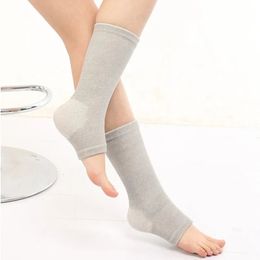 1/2/4 Pairs Bamboo Compression Foot Sleeve for Men Women Ankle Socks Ankle Warm Fitness Support Wraps 240601