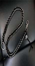 Mens Motorcyle KeyChain Jean Biker Wallet Belts Chain Skull Charm Leather Gothic Rock Pants Trousers Waist Key Mens 2018DR729506658