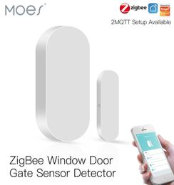 Tuya App controls Remote Control ZigBee Window Door Gate Sensor Detector Smart Home Security Alarm System Smart Life5138156