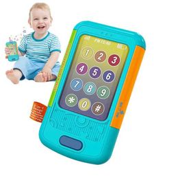 Baby Music Sound Toys Childrens toys smartphones touch screens mobile toys simulated music bilingual Storey toys mobile phones with sound and lighting G240529