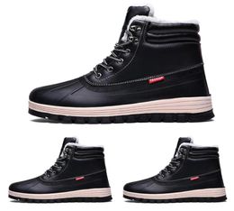 2020 kind6 waterproof cotton Large size winter triple black grey man boy men boots mens Sneakers Boot trainers outdoor walking sho4331174