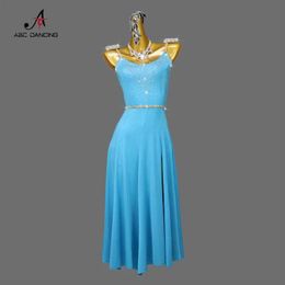 Stage Wear New Latin Dance Dress Womens Professional Long Skirt Ballroom Women Cocktail Outdoor Sex Practise Wear Ladies Clothes Line Suit Y240529