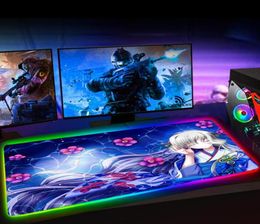 Mouse Pads Wrist Rests Gaming Computer Table Pad Gamer Rug Mausepad Anime Mat Cute Mousepad Rgb Large Carpet For Xxl Desk Protec9956695