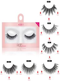 3D Faux Mink Hair Eyelashes Natural Long Full False Eyelash Volume Lightweigt Makeup Lashes Extension Tool 8 Style6865765